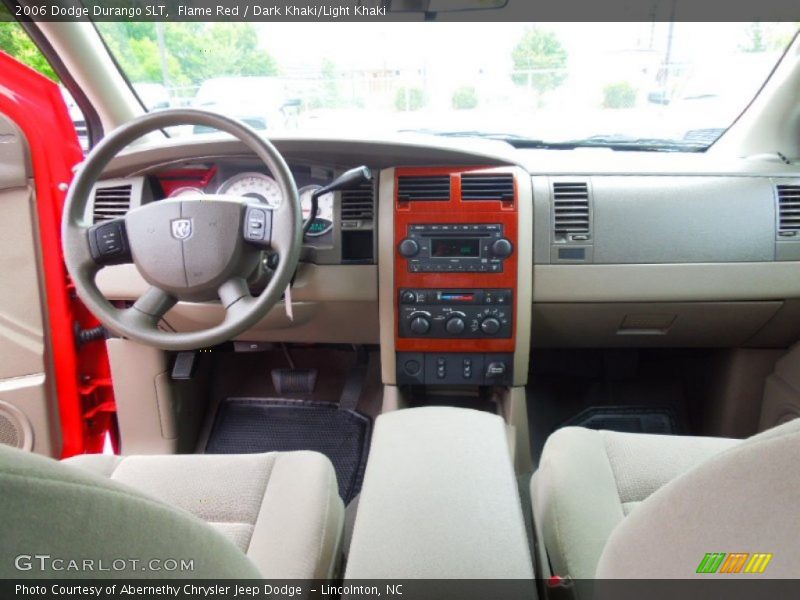 Flame Red / Dark Khaki/Light Khaki 2006 Dodge Durango SLT