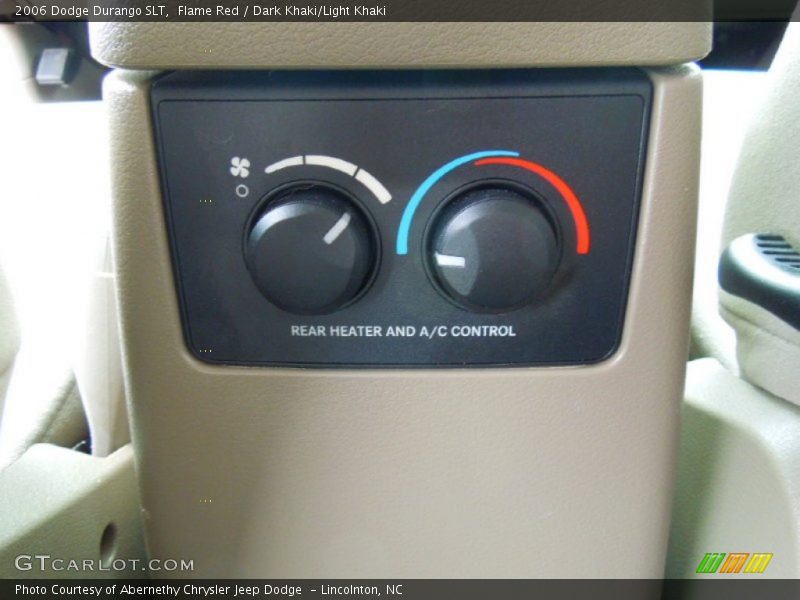 Flame Red / Dark Khaki/Light Khaki 2006 Dodge Durango SLT