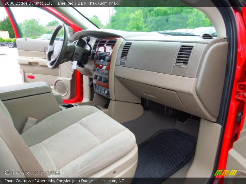 Flame Red / Dark Khaki/Light Khaki 2006 Dodge Durango SLT