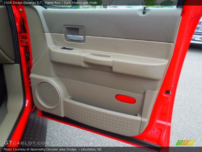 Flame Red / Dark Khaki/Light Khaki 2006 Dodge Durango SLT