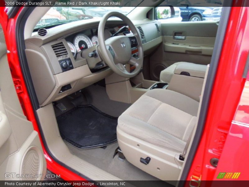 Flame Red / Dark Khaki/Light Khaki 2006 Dodge Durango SLT