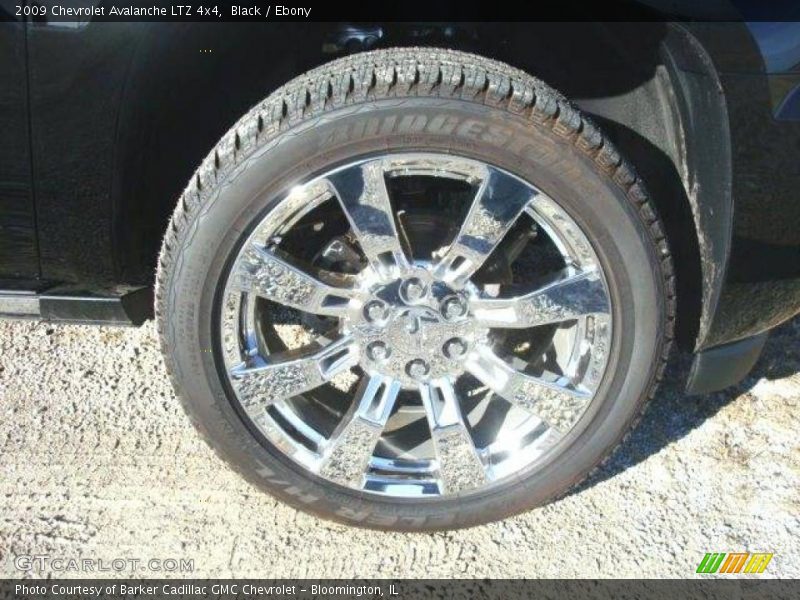 Black / Ebony 2009 Chevrolet Avalanche LTZ 4x4