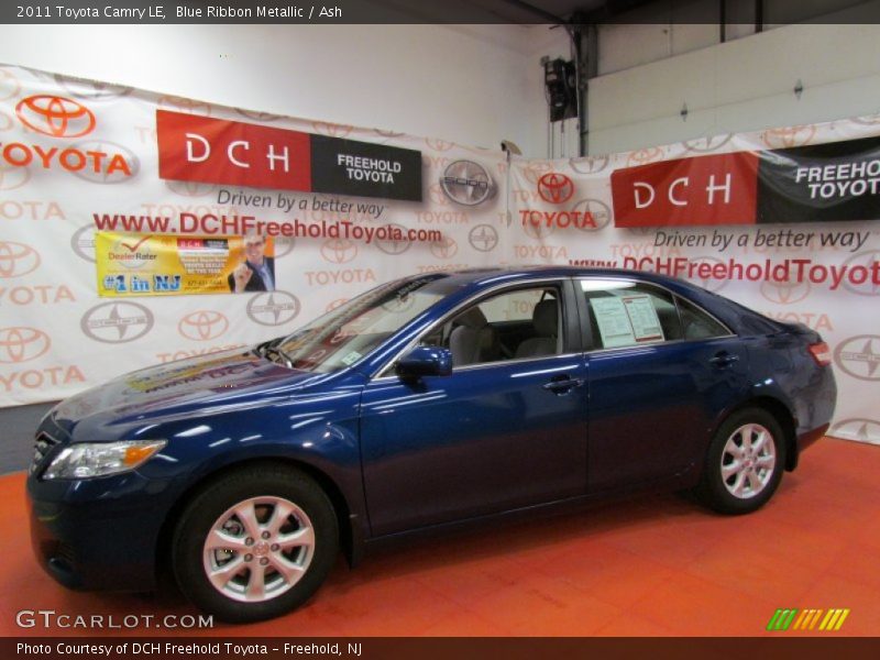 Blue Ribbon Metallic / Ash 2011 Toyota Camry LE