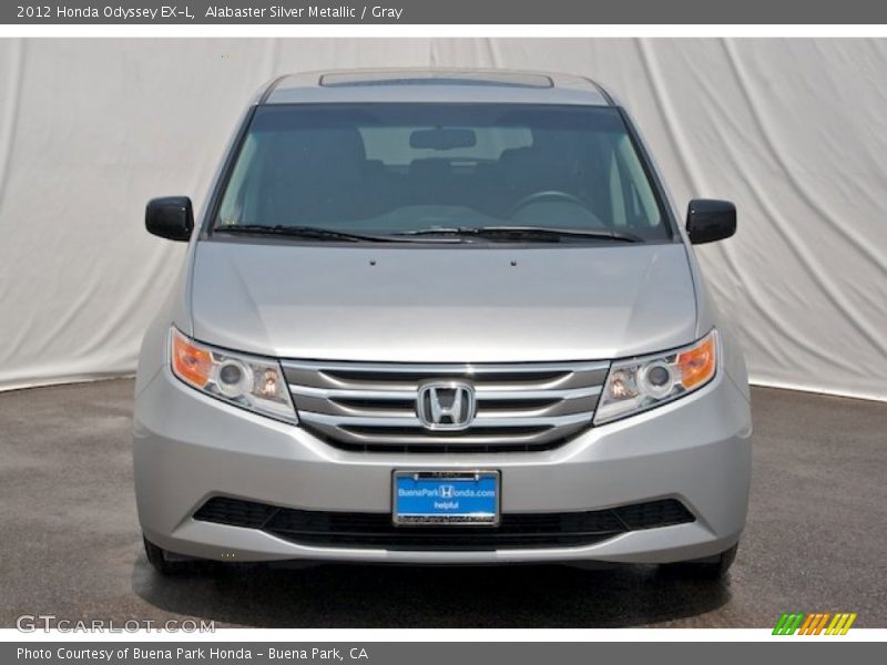 Alabaster Silver Metallic / Gray 2012 Honda Odyssey EX-L