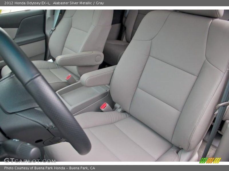 Alabaster Silver Metallic / Gray 2012 Honda Odyssey EX-L