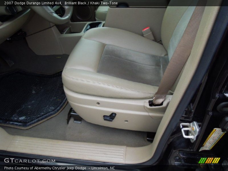 Brilliant Black / Khaki Two-Tone 2007 Dodge Durango Limited 4x4