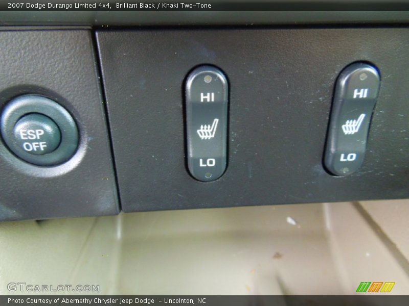 Brilliant Black / Khaki Two-Tone 2007 Dodge Durango Limited 4x4