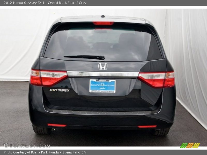 Crystal Black Pearl / Gray 2012 Honda Odyssey EX-L