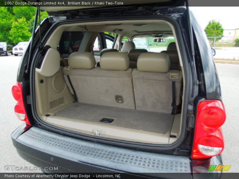 Brilliant Black / Khaki Two-Tone 2007 Dodge Durango Limited 4x4