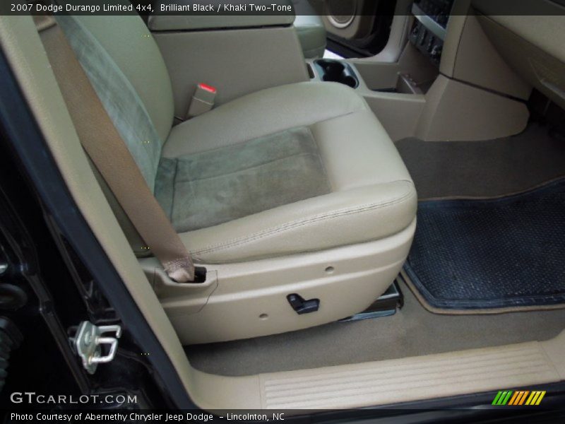 Brilliant Black / Khaki Two-Tone 2007 Dodge Durango Limited 4x4