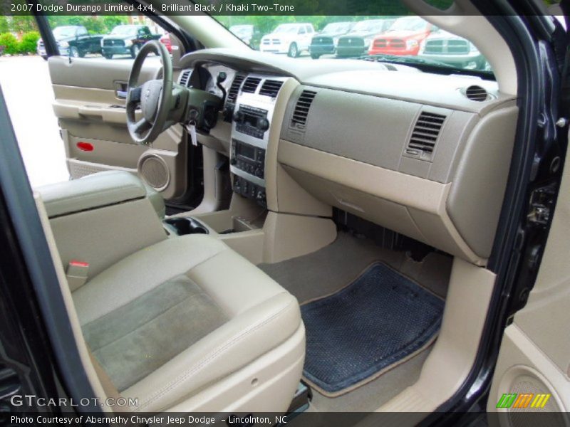 Brilliant Black / Khaki Two-Tone 2007 Dodge Durango Limited 4x4