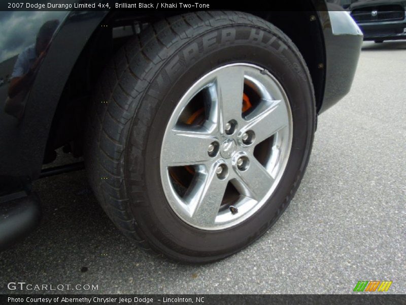 Brilliant Black / Khaki Two-Tone 2007 Dodge Durango Limited 4x4