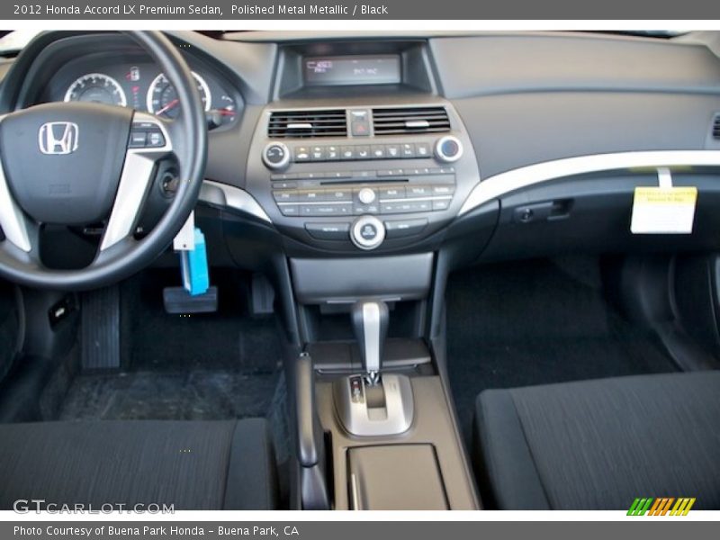 Polished Metal Metallic / Black 2012 Honda Accord LX Premium Sedan