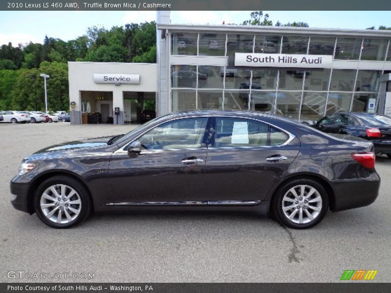 Truffle Brown Mica / Cashmere 2010 Lexus LS 460 AWD