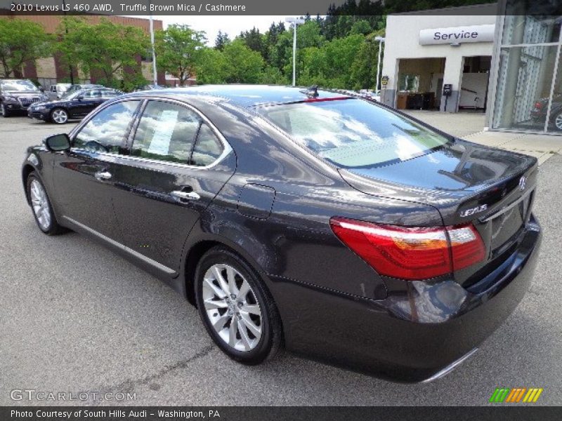 Truffle Brown Mica / Cashmere 2010 Lexus LS 460 AWD