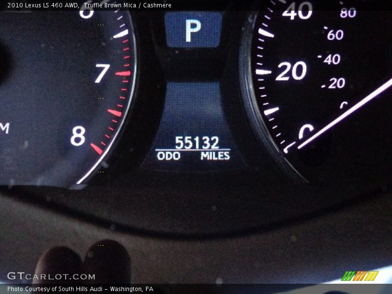 Truffle Brown Mica / Cashmere 2010 Lexus LS 460 AWD