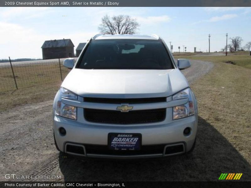 Silver Ice Metallic / Ebony 2009 Chevrolet Equinox Sport AWD