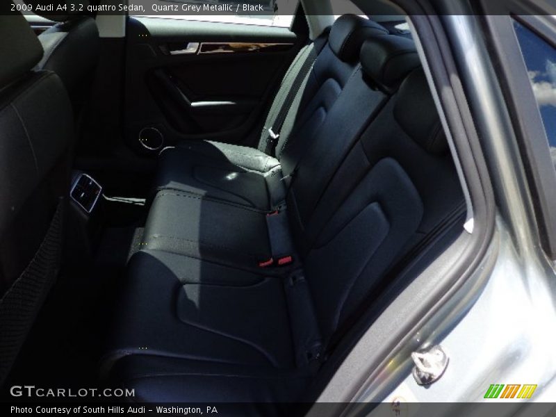 Quartz Grey Metallic / Black 2009 Audi A4 3.2 quattro Sedan