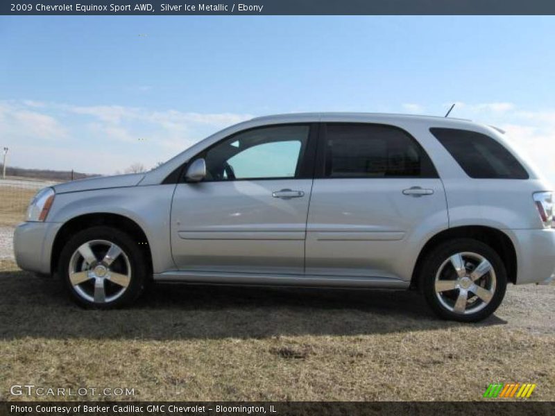 Silver Ice Metallic / Ebony 2009 Chevrolet Equinox Sport AWD