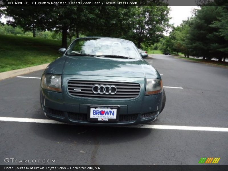 Desert Green Pearl / Desert Grass Green 2001 Audi TT 1.8T quattro Roadster