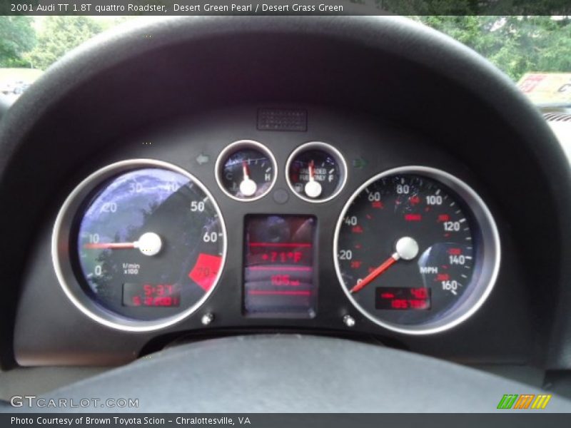  2001 TT 1.8T quattro Roadster 1.8T quattro Roadster Gauges
