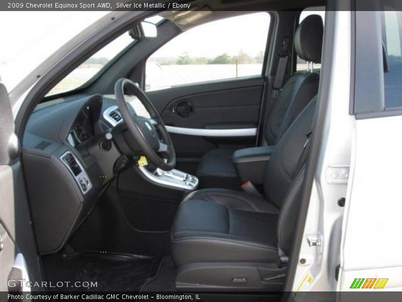 Silver Ice Metallic / Ebony 2009 Chevrolet Equinox Sport AWD