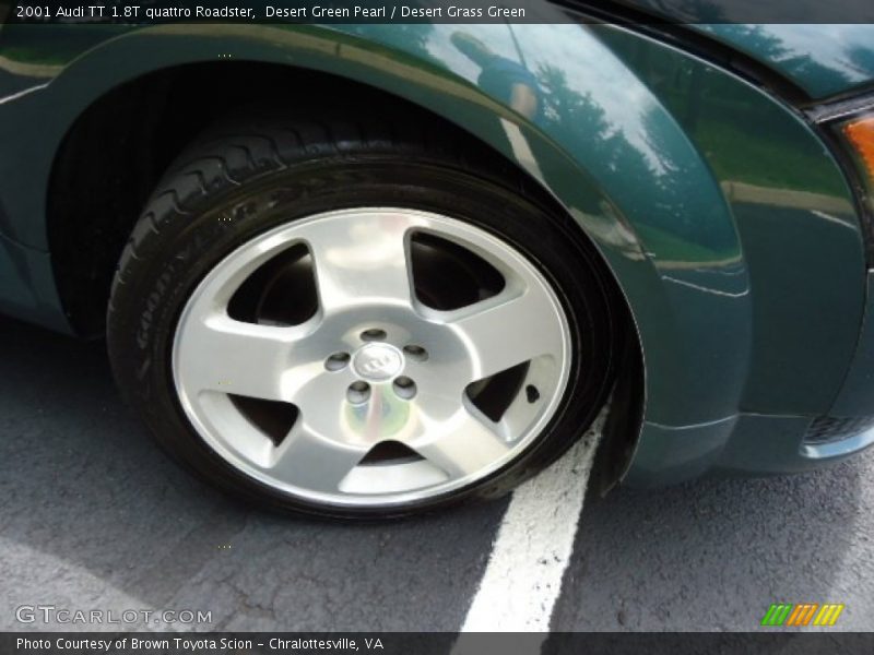 Desert Green Pearl / Desert Grass Green 2001 Audi TT 1.8T quattro Roadster