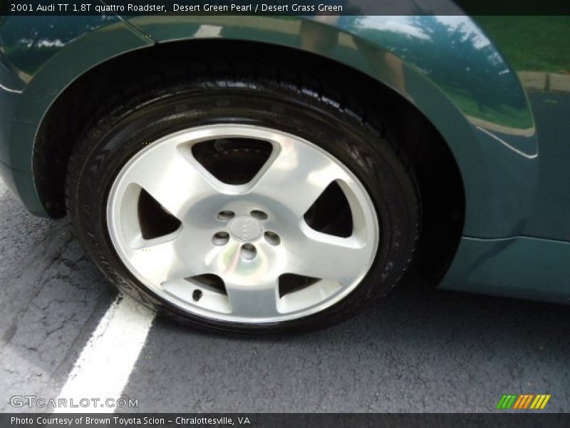 Desert Green Pearl / Desert Grass Green 2001 Audi TT 1.8T quattro Roadster