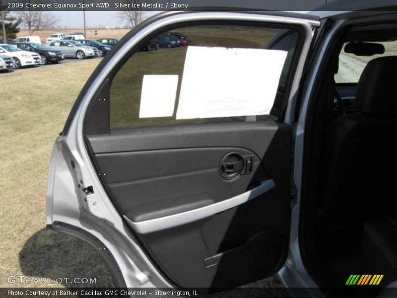 Silver Ice Metallic / Ebony 2009 Chevrolet Equinox Sport AWD