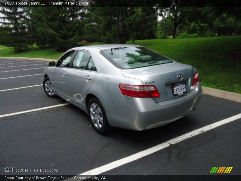 Titanium Metallic / Ash 2007 Toyota Camry LE