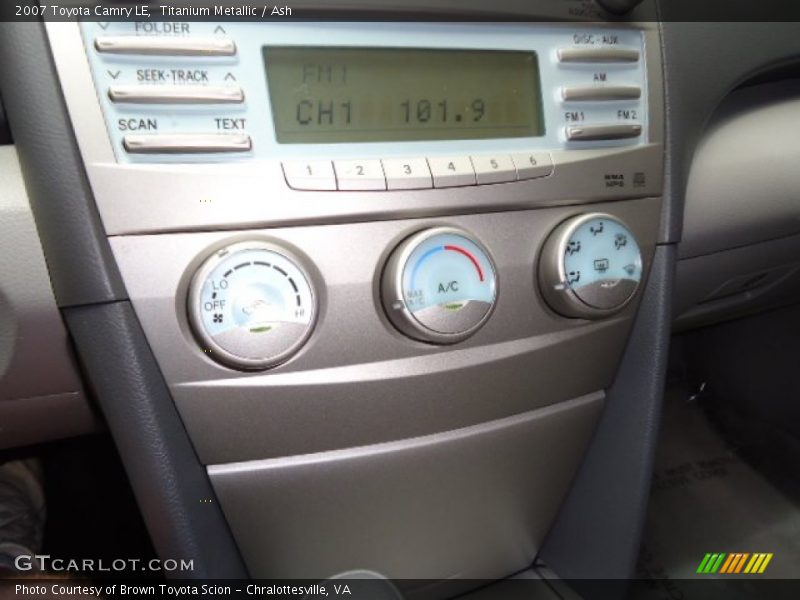 Titanium Metallic / Ash 2007 Toyota Camry LE