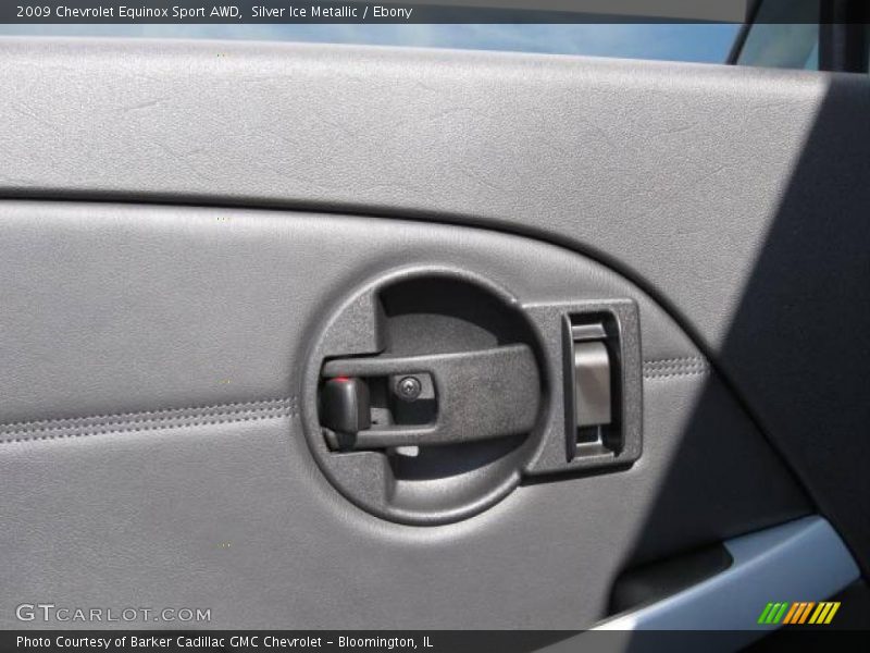 Silver Ice Metallic / Ebony 2009 Chevrolet Equinox Sport AWD