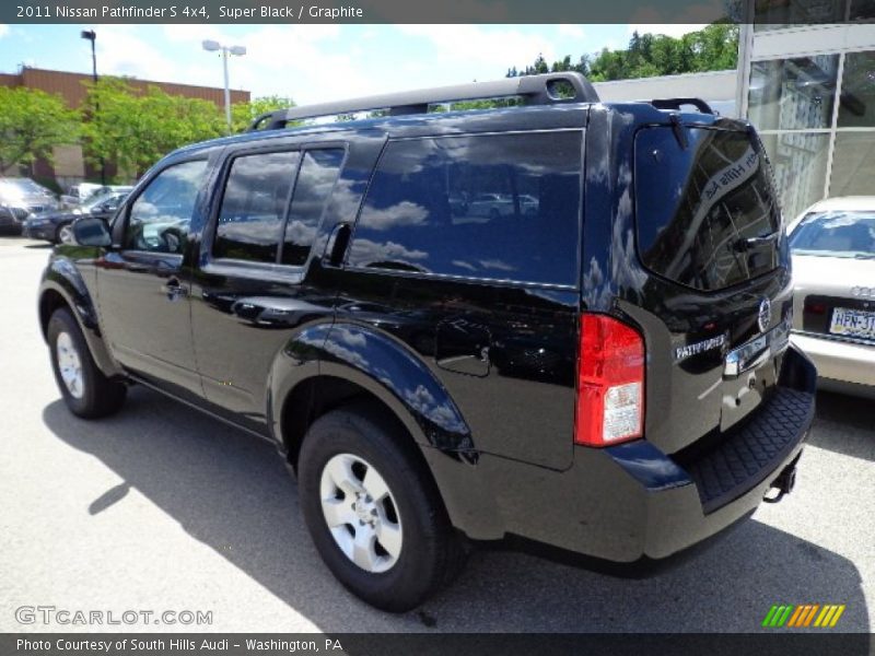 Super Black / Graphite 2011 Nissan Pathfinder S 4x4