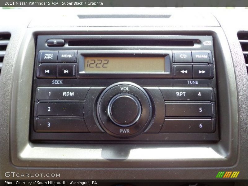 Audio System of 2011 Pathfinder S 4x4