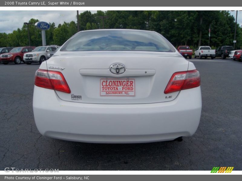 Super White / Bisque 2008 Toyota Camry LE