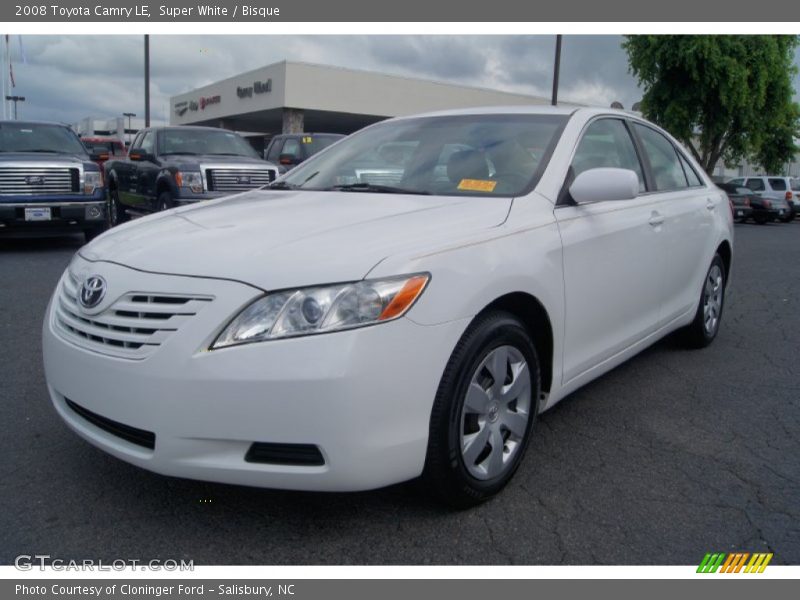 Super White / Bisque 2008 Toyota Camry LE