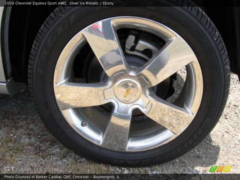 Silver Ice Metallic / Ebony 2009 Chevrolet Equinox Sport AWD