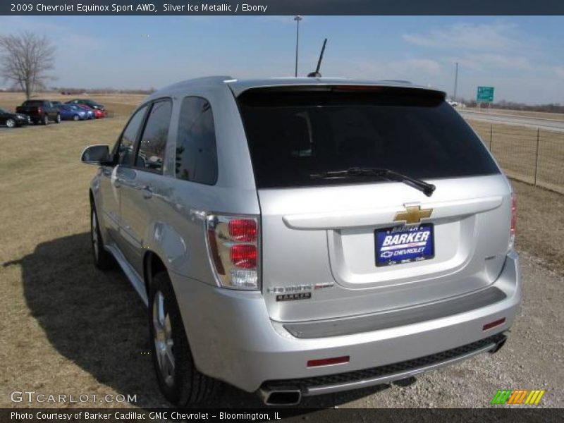 Silver Ice Metallic / Ebony 2009 Chevrolet Equinox Sport AWD