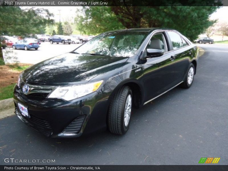 Cosmic Gray Mica / Light Gray 2012 Toyota Camry Hybrid LE