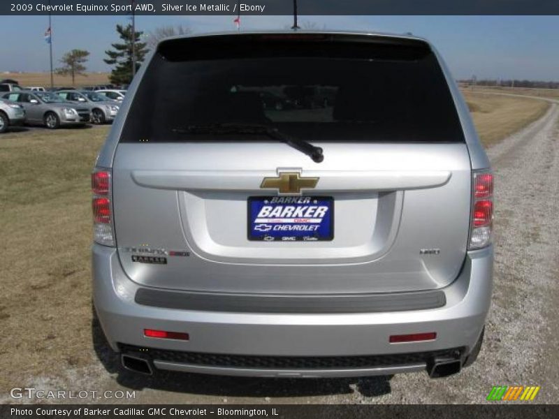 Silver Ice Metallic / Ebony 2009 Chevrolet Equinox Sport AWD