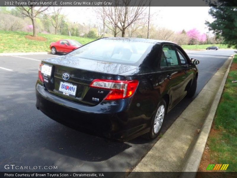 Cosmic Gray Mica / Light Gray 2012 Toyota Camry Hybrid LE