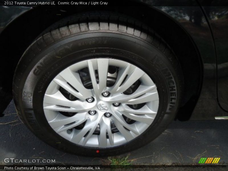 Cosmic Gray Mica / Light Gray 2012 Toyota Camry Hybrid LE