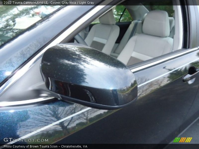 Cosmic Gray Mica / Light Gray 2012 Toyota Camry Hybrid LE