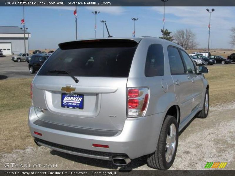 Silver Ice Metallic / Ebony 2009 Chevrolet Equinox Sport AWD