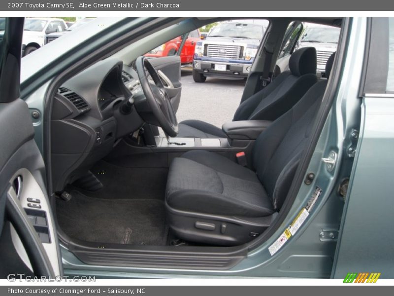 Aloe Green Metallic / Dark Charcoal 2007 Toyota Camry SE