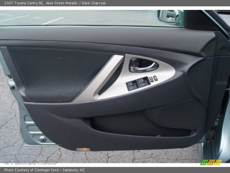Aloe Green Metallic / Dark Charcoal 2007 Toyota Camry SE