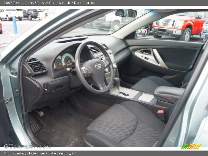 Aloe Green Metallic / Dark Charcoal 2007 Toyota Camry SE
