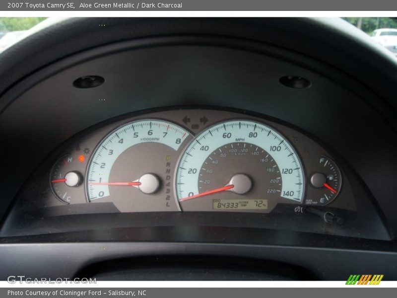 Aloe Green Metallic / Dark Charcoal 2007 Toyota Camry SE