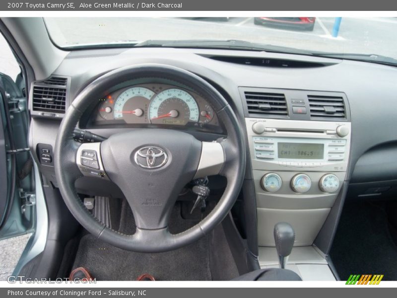 Aloe Green Metallic / Dark Charcoal 2007 Toyota Camry SE