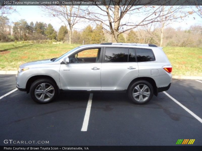  2012 Highlander Limited 4WD Classic Silver Metallic